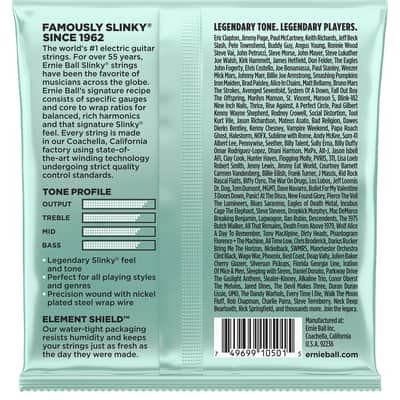 ERNIE BALL 2211 Slinky Nickel Mondo 105-52 Saiten für E-Gitarre image 2