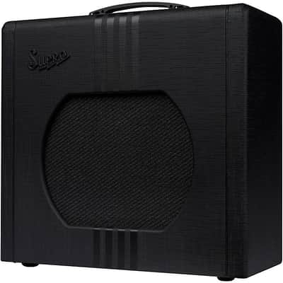 Supro Delta King 12 Guitar Amplifier - Black/Black image 5