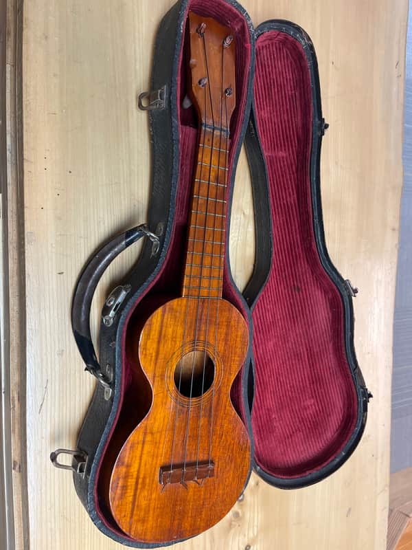 Unbranded Soprano Ukulele 1920’s - Natural Koa image 1