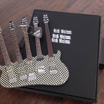 RICK NIELSEN Checkered Five-Neck Hamer Guitar Replica image 4