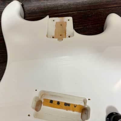 80s KRAMER JK1000 Body White Alder 1H w/Plate Made in Japan image 5