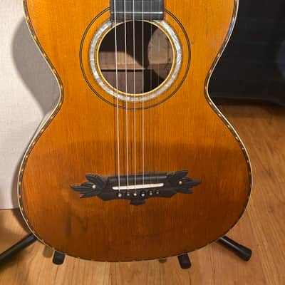 Amazing! Almcrantz Parlor Guitar from 1895! Made in Chicago!! Just Reworked image 3