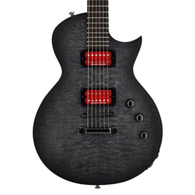 ESP LTD BB-600 Baritone Ben Burnley Signature - See Thru Black Sunburst Satin image 5