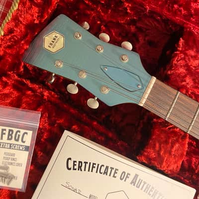 Frank Brothers Guitar Company Sonar 2024 - Faded Lake Placid Blue image 6