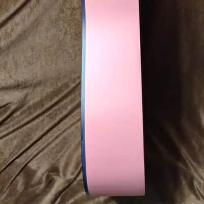 38" LOVELY FLORAL HAND-PAINTED PINK CLASSICAL GUITAR image 24