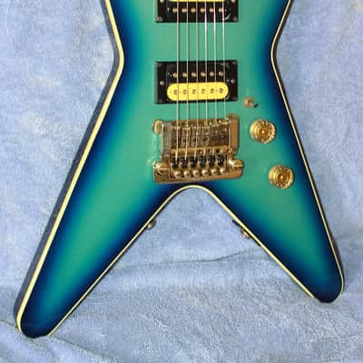 Very Rare 1985 Dean Baby ML,OHSC-Neck thru-Made by ESP-Factory trem, 24-3/4"scale All Original image 4