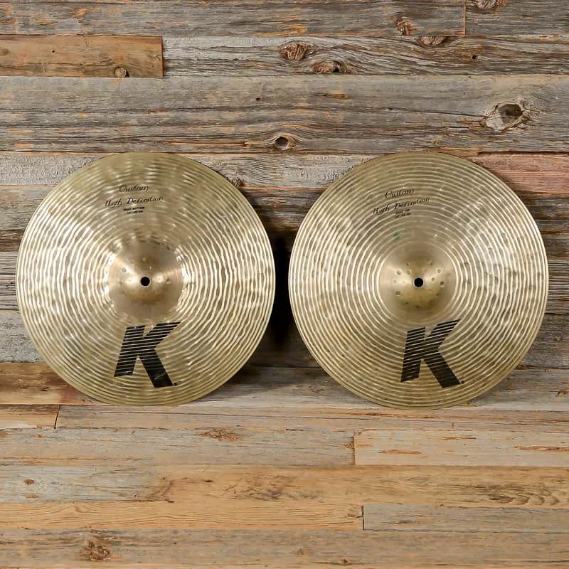 Zildjian 14" K Custom High Definition Hi-Hat Cymbals (Pair) image 1