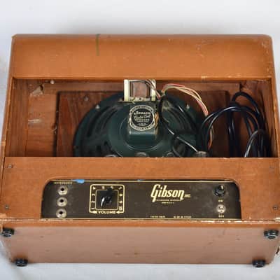 Gibson BR-6F 3-Input 10-Watt 1x10" Guitar Combo 1953 - Brown image 11