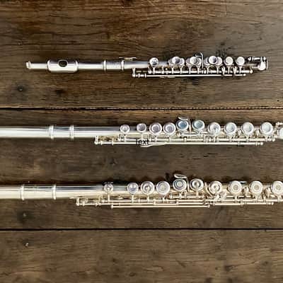 Armstrong Eb flute, RARE "Soprano Flute" silver image 1