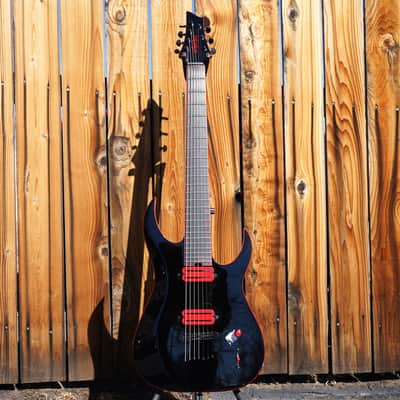 DIAMOND SERIES Sunset-7 Red Dawn Gloss Black 7-String (New for  2025) image 2