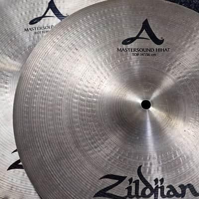 Hi-hat Cymbals 14" Zildjian A Mastersound USED! RKMTZ110826 image 2
