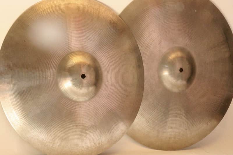 Set of Ludwig Paiste 16" & 18" Crash Cymbals, Matched Pair, Medium Weight - 1960s / INSPECTED & TESTED image 1