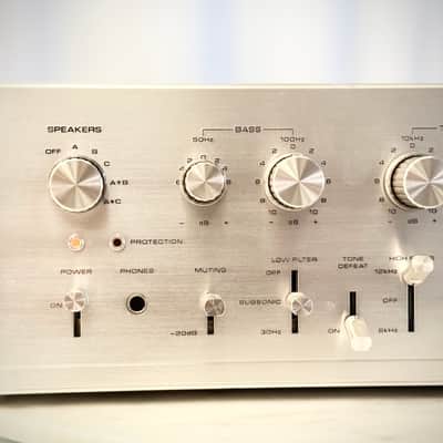 πΆβ¨ Pioneer SA-9100 Vintage Integrated Amplifier w/ Original Wood Case β Serviced, Cleaned, Complete image 6