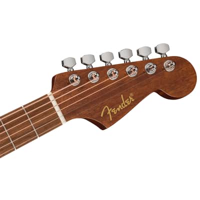 Fender California Standard Redondo Mini with Bag, Sapele Top, Natural Sapele image 5