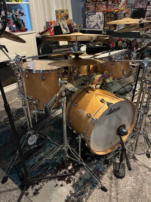 Ludwig Classic Maple Exotic Fab Outfit 9x13 / 16x16 /14x22" Drum Set image 1