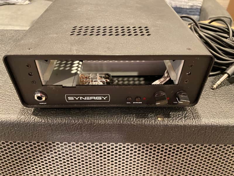 Synergy SYN-1 Rack Mount Preamp with 1 Module Slot 2017 - Black image 1