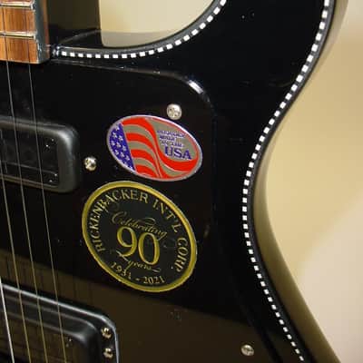 Rickenbacker 90th Anniversary 480XC Electric Guitar - JetGlo image 4