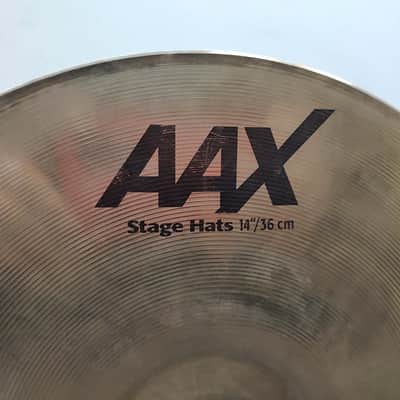 Sabian 14" AAX Stage Hi-Hat Cymbals (Pair) 2002 - 2018 - Natural image 5