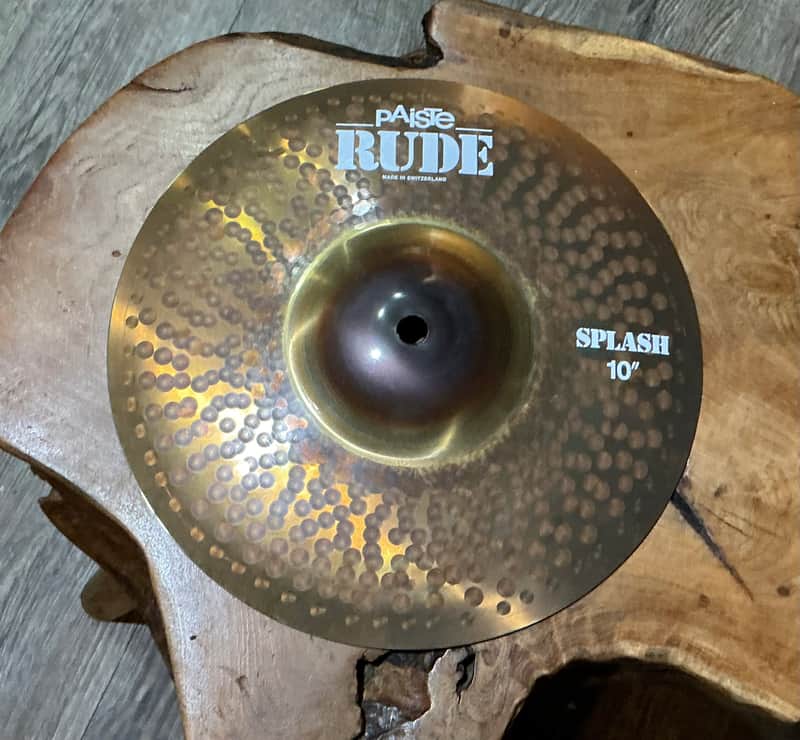 Paiste 10" RUDE Splash Cymbal Mint Condition image 1
