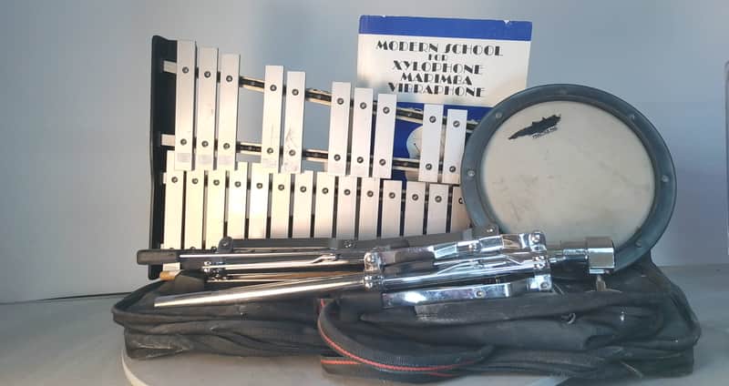 Ludwig Xylophone With Stand Drum Practice Pad Book Percussion Kit image 1