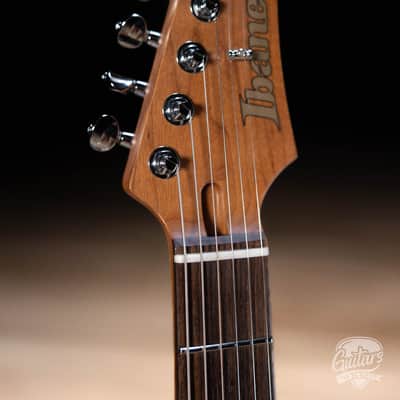 Ibanez AZ2204N Prestige HSS Guitar w/ Case – Antique White Blonde image 5