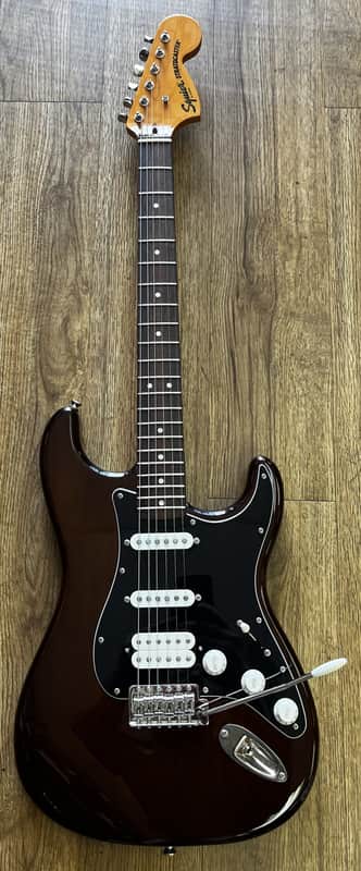 FENDER SQUIER CLASSIC VIBE '70S STRATOCASTER HSS, WALNUT (2021) (USED) image 1