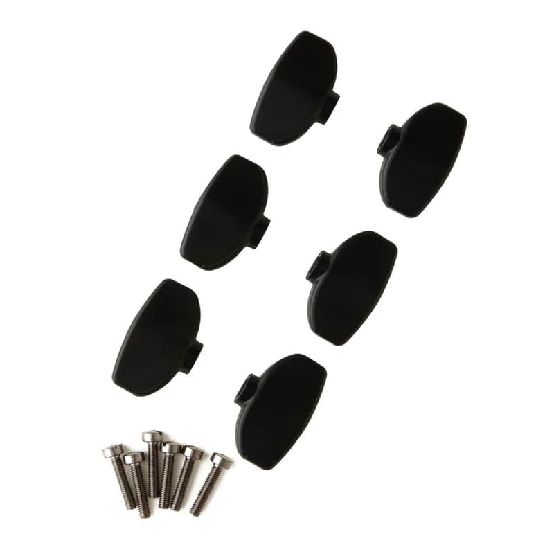 PRS Phase III Wing Tuner Buttons Black Set of 6 image 1