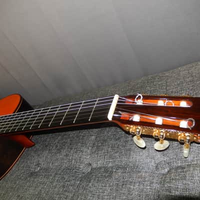 OSAMU NAKADE FC30 1994 - FELIPE CONDE CLASS FLAMENCO CONCERT GUITAR - CEDAR/BRAZILIAN ROSEWOOD image 6