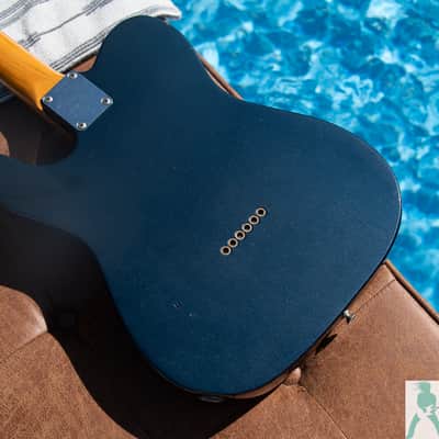Tokai Breezy Sound Telecaster ATE (70 or 95) 1980's or early 90's - Dark Blue Metallic (MB) Nitro Finish - Pro Set Up w Perfect Frets/Action/Intonation! - Tons of MOJO image 5