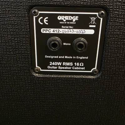 Orange PPC 412 2023 - Black tolex image 5