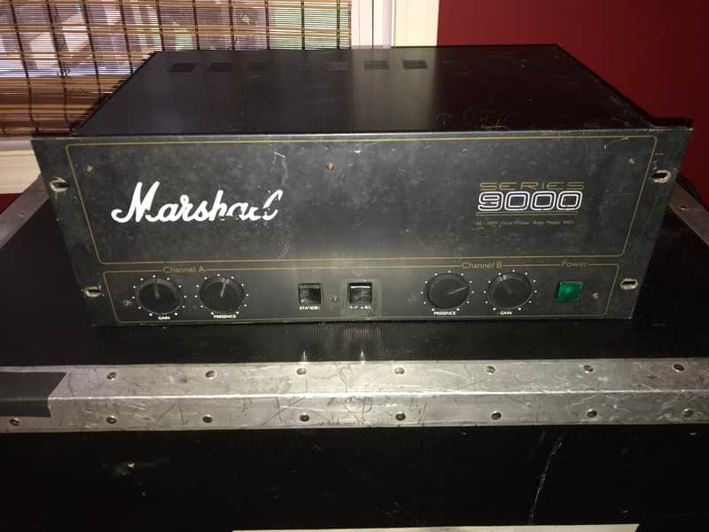 Marshall 9000 Series 9005 Tube Power Amp Stereo Guitar 50 watt amplifier Rack rackmount image 1