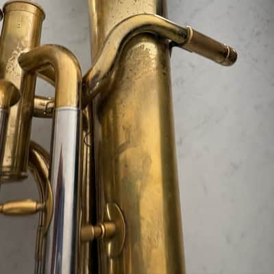 Yamaha YBH-301M Marching Baritone Horn 2010s - Lacquered Brass image 9