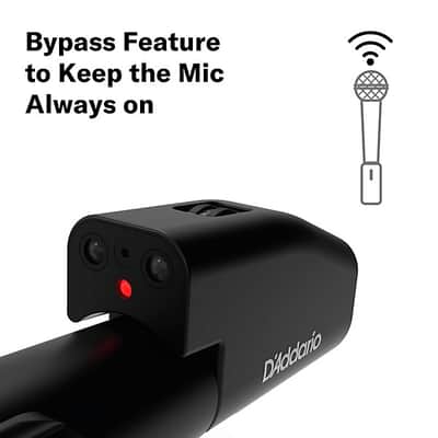 D'Addario Mic Mute Infrared Mic Sensor 2025 - BLACK image 7