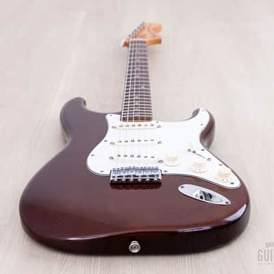 1973 Fender Stratocaster Hardtail Vintage Guitar Mocha w/ Case image 10