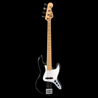 Fender Geddy Lee Signature Jazz Bass - Black-Black image 2