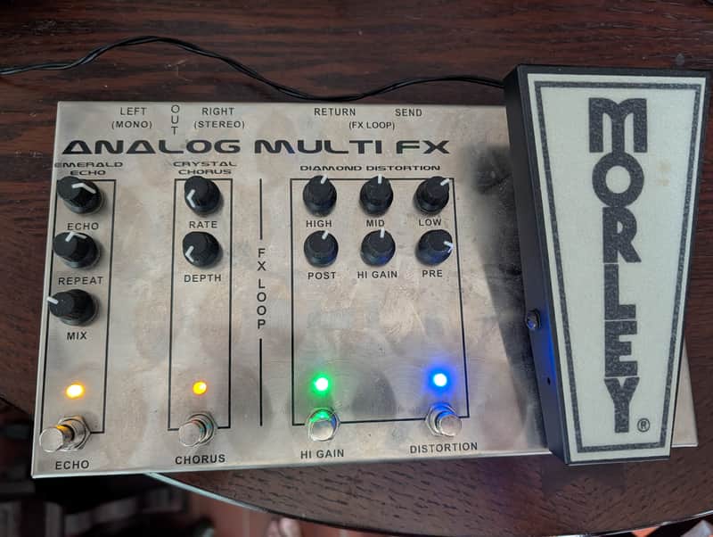 Morley AFX-1 Analog Multi FX 2022 - Present - Spun Stainless Steel image 1