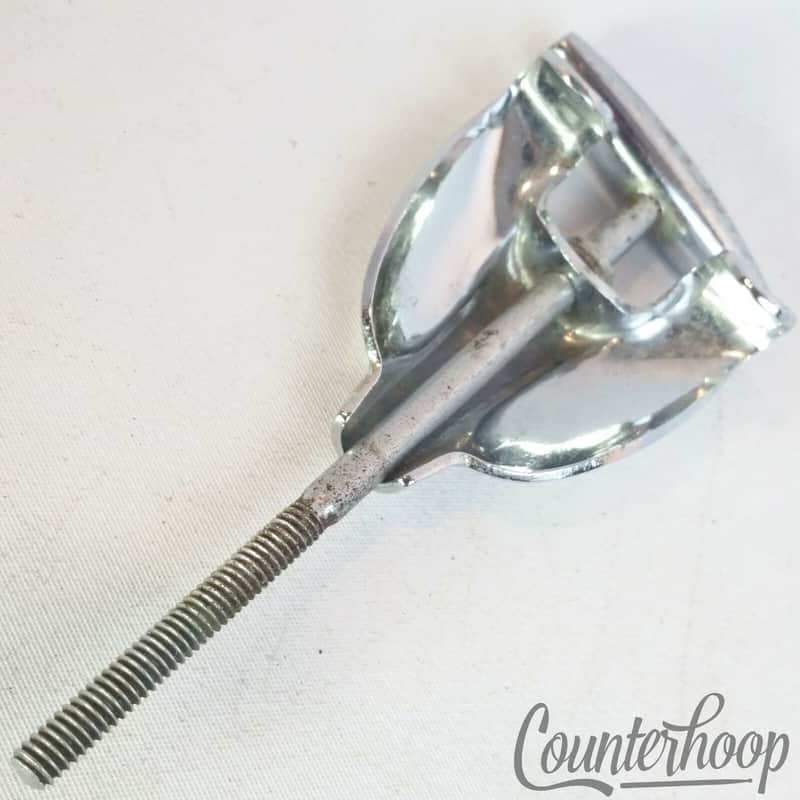 *Gretsch Bass Drum 1x Tension Rod/Claw Round Badge Chrome RB 4 1/4"Vintage 60s* image 1