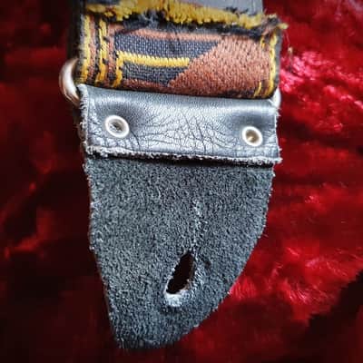 Vintage 1969 Fender Monogram Guitar Strap image 4