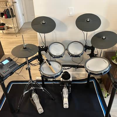 Hampback ACE-360 Bluetooth Electronic Drum Set with Two Piece Hi Hat image 1