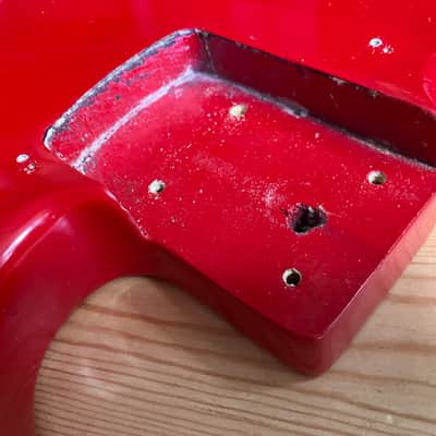 Sunn Mustang Precision Bass Guitar Body Solid India 1980s image 6
