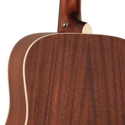 Cort Earth Series Acoustic Dreadnought Guitar Earth 70 2020's - Brown image 6