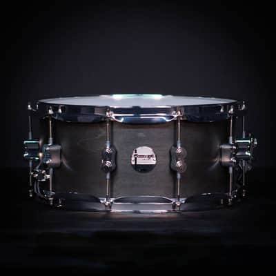 PDP 14" x 6.5" Maple Shell Snare Drum, Black Wax Finish image 1