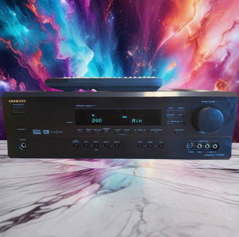 Vintage Onkyo TX-SR500 5.1 Channel AV Receiver Dolby Digital N MINT W/ Remote🔥