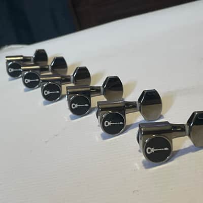 MIM Charvel Pro Mod 2H Cosmo Black Tuners Tuning Pegs 6 In Line Dual Pin