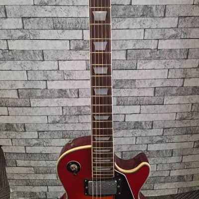 Harmony H-90 1970's Les Paul lawsuit era - Red Cherry Burst image 3