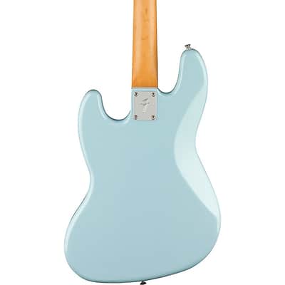 Fender Gold Foil Jazz Bass Guitar Regular Sonic Blue image 2