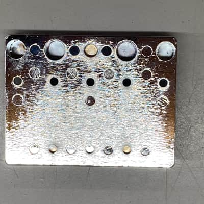 Used Fender 099-4407-000 HiMass 4-String Bass Bridge Assembly with Zinc Saddles 2010s - Chrome image 6