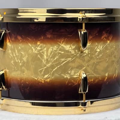 Gretsch 18/12/14/5.5x14" Gold Hdw. USA Custom Drum Set - Exclusive Espresso Burst image 16