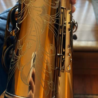 RW Pro Series Tenor Saxophone in Cognac Gold Lacquer with high F# key image 5