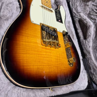 Fender 75th Anniversary American Professional II Custom Telecaster 2026 - 2 Color Sunburst w Case, Free Plek 176 image 3